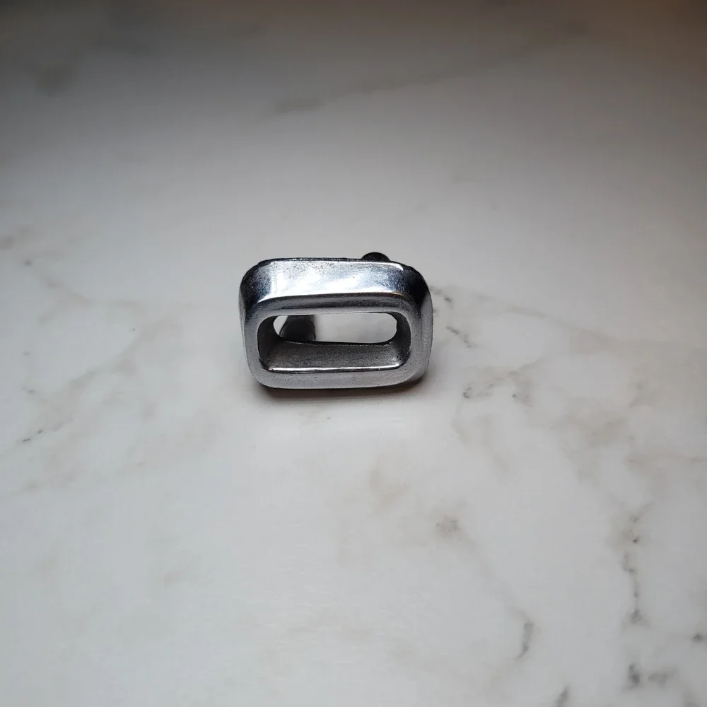 Vintage Chrome Number 0 Metal Emblem Badge BLC‎ 97-4 Small 1 Inch